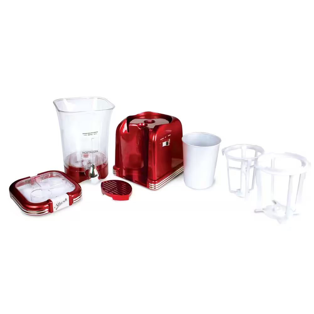 32 Oz. Retro Slush Drink Maker in Retro Red Snow Cone Machine